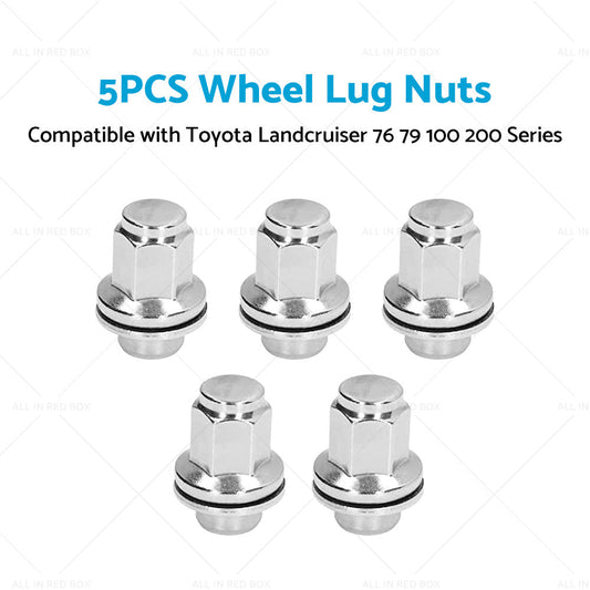 5PCS 14x1. 5 Alloy Wheel Lug Nuts Suitable for Landcruiser 76 79 100 200 Series-1