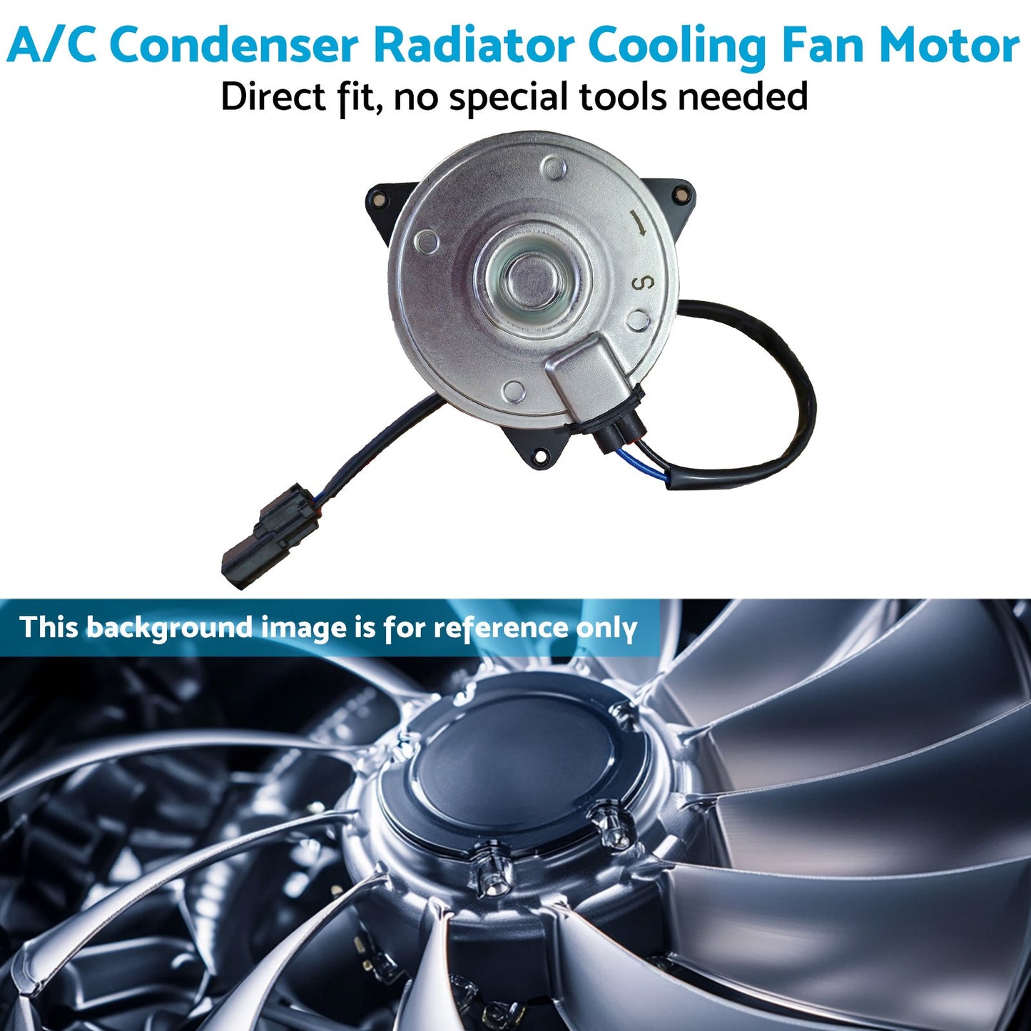 A/C Condenser Radiator Cooling Fan Motor Suitable For Honda Accord 19030-R40-A01-3