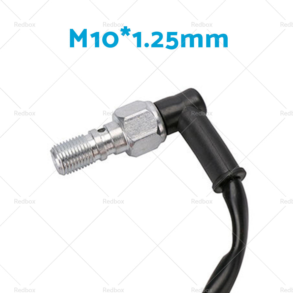 Universal Motorcycle Hydraulic Pressure Brake Light Switch M10x1. 25 Banjo Bolt-4