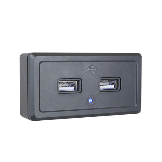 Dual USB Port Fast Charger Socket Power Outlet Panel 3.1A Suitable For Motorcycle Car RV-0