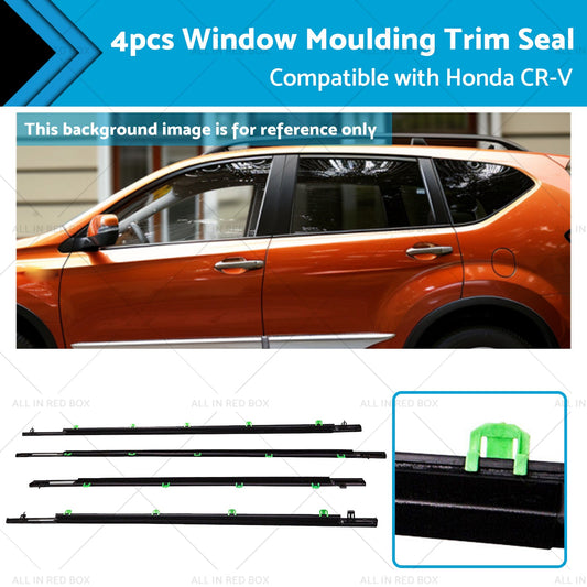Black Weatherstrip Window Moulding Trim Seal Suitable For Honda CR-V CRV 07-11-0