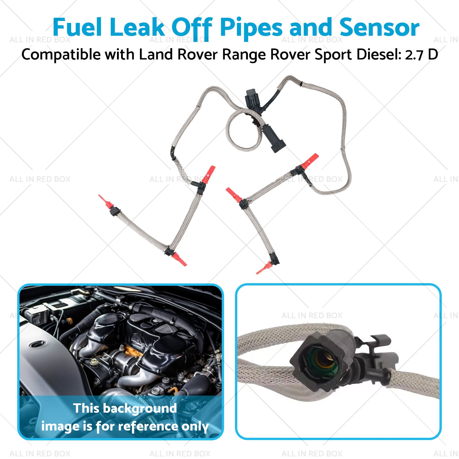 Fuel Leak Off Pipes and Sensor Suitable for Rover Range Rover Sport 2. 7 D 2. 7 TD-4