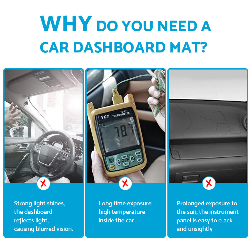 Non-Slip Dash Mat Suitable for Honda Odyssey RC 2.4L 2014-2019 Dashboard Cover-3