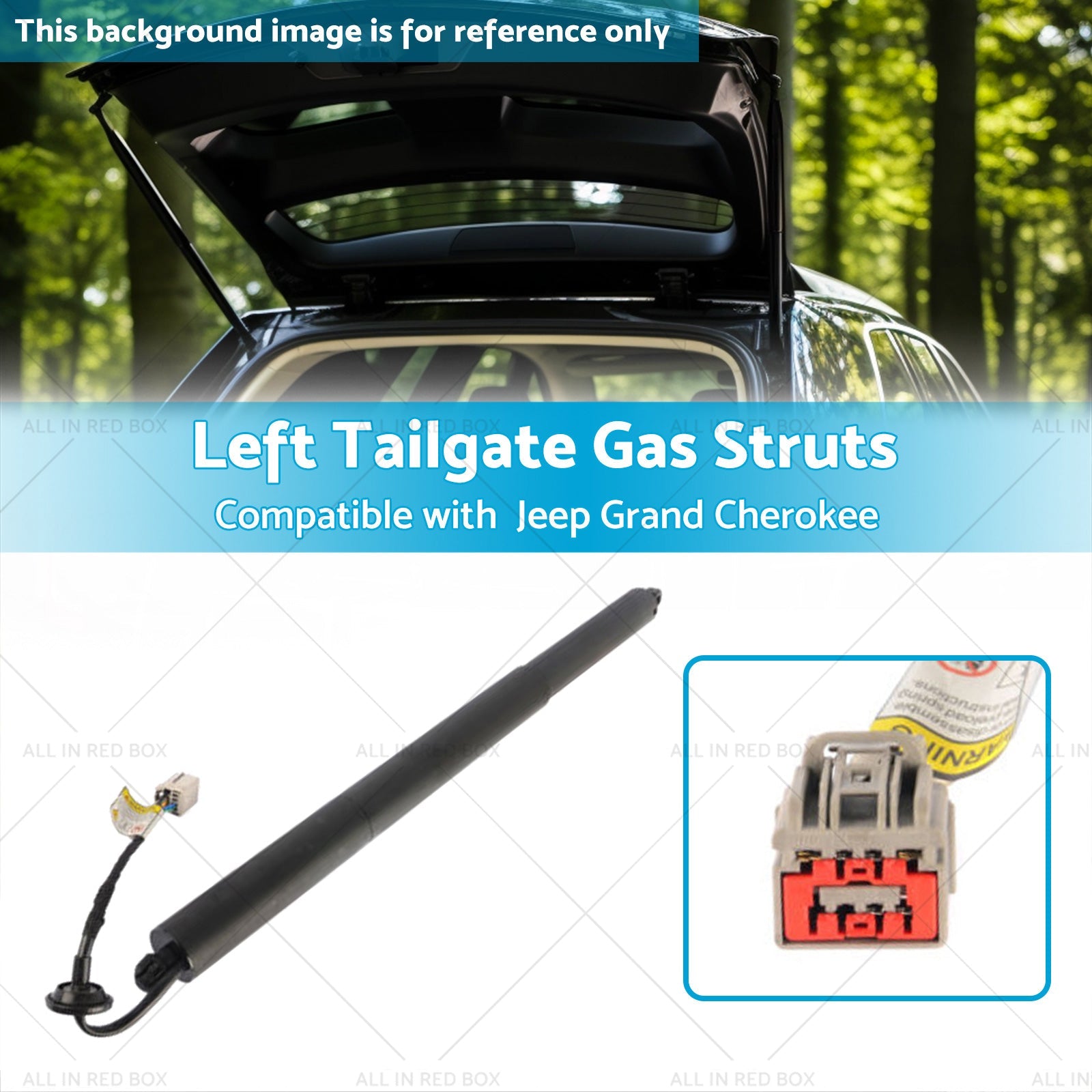 Left Gas Strut w or  Power Opener Tailgate Suitable for Jeep Grand Cherokee 15-21-2