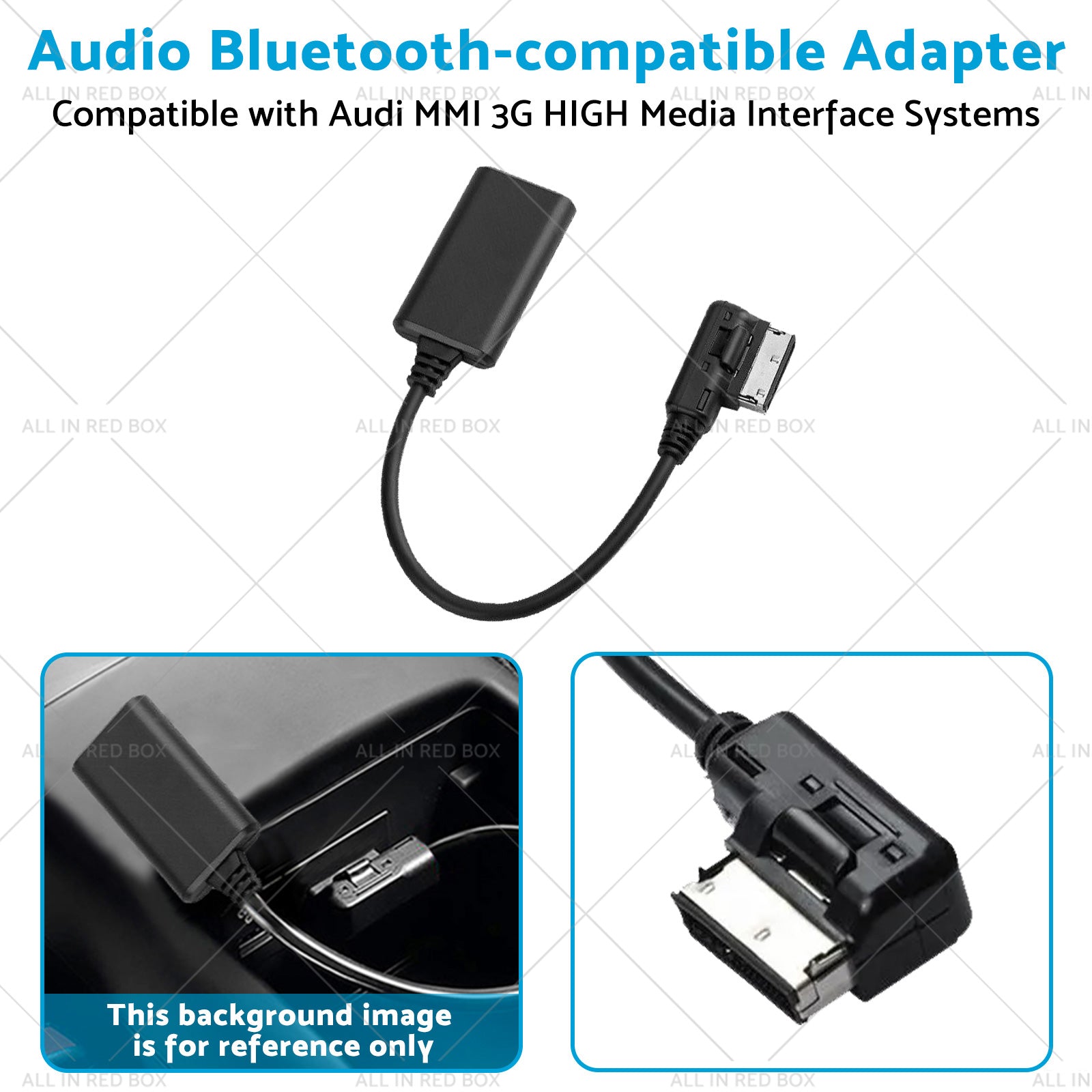 For Audi VW AUX Audio Cable Adapter AMI MDI MMI 3G System Bluetooth-compatible-3