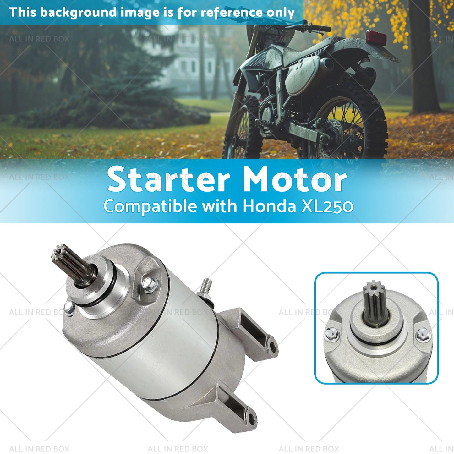 Starter Motor Suitable for Honda XL250 XR250 31200-KW3-018 31200-KBR-008 91-09-2