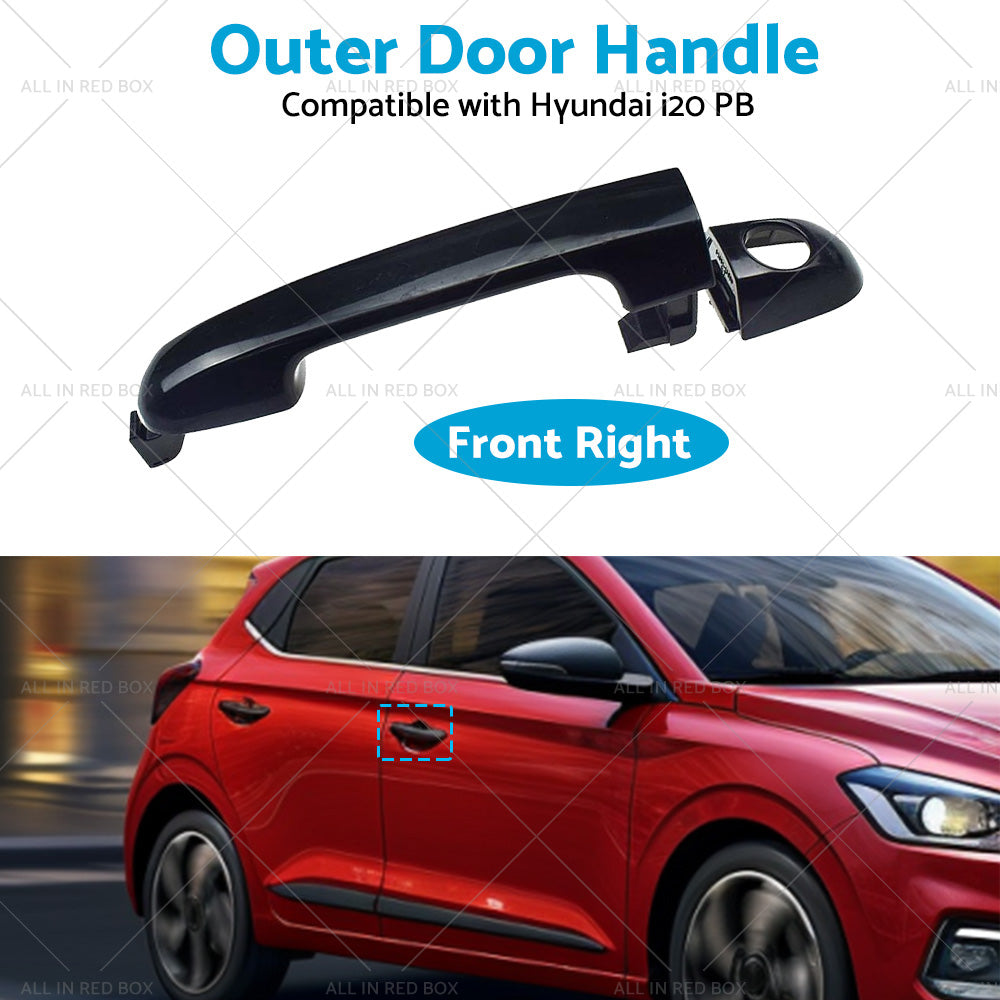 Front Right Exterior Outer Door Handle Suitable for Hyundai i20 PB 2009-2015-3
