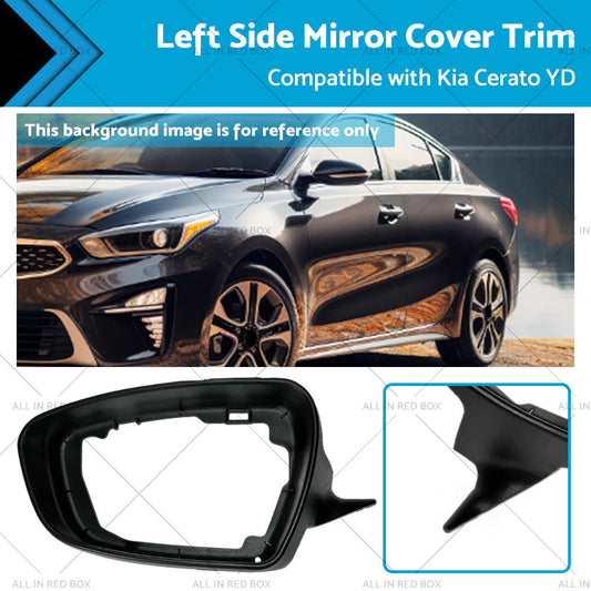 Left Side Mirror Cover Trim Suitable for ?Kia Cerato YD 2013-2018 Matte Black-0