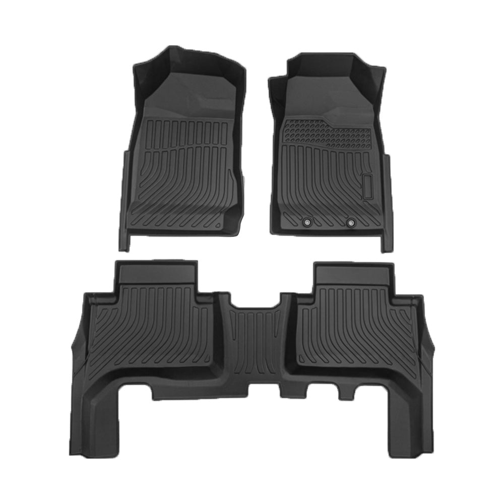 3D TPE Floor Mats Suitable For Isuzu MU-X / MUX 2012-2021 Anti-Slip Waterproof Full Cover-0