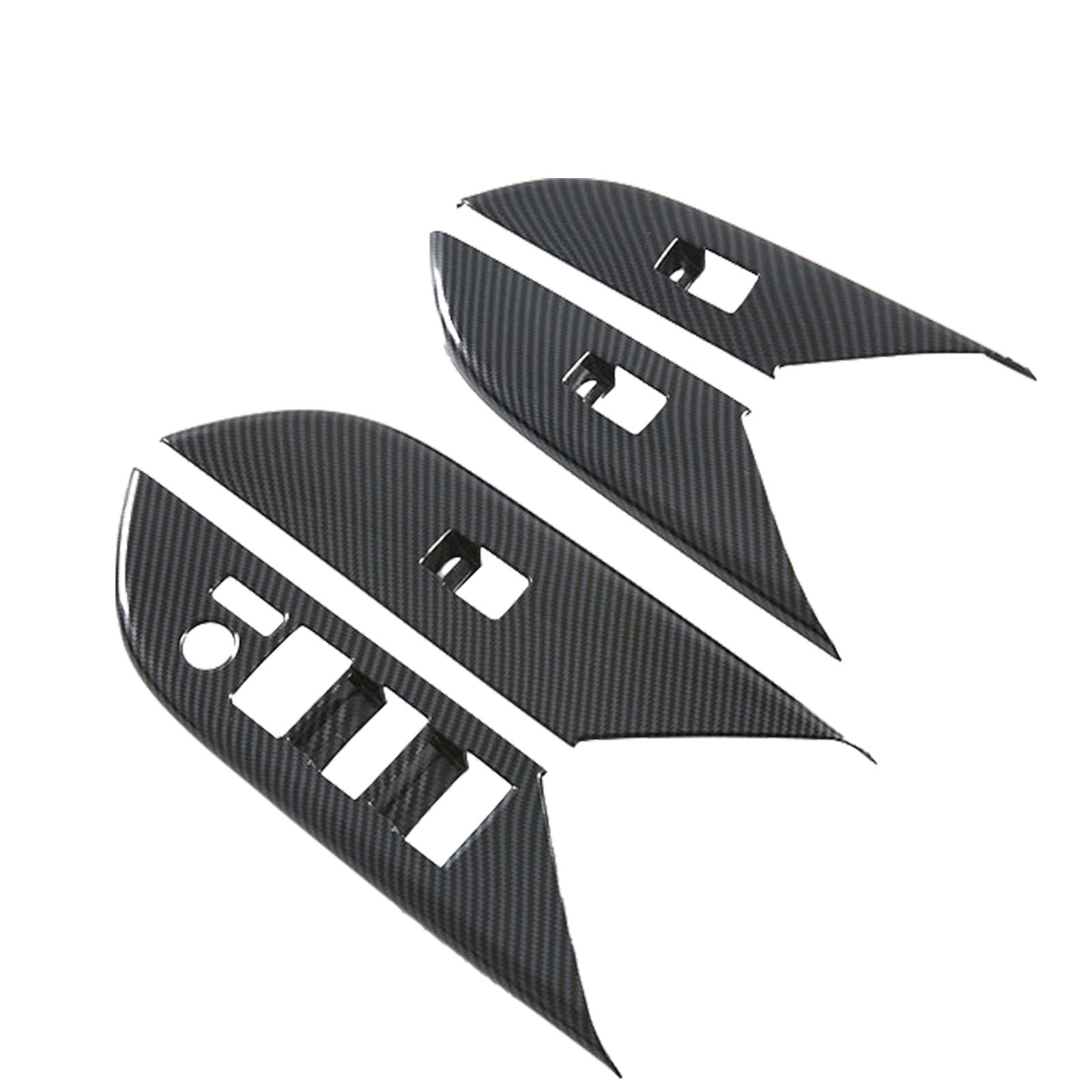 4PCS Window Lift Panel Cover Trim Sticker Suitable For Toyota Hilux Revo 2024-0