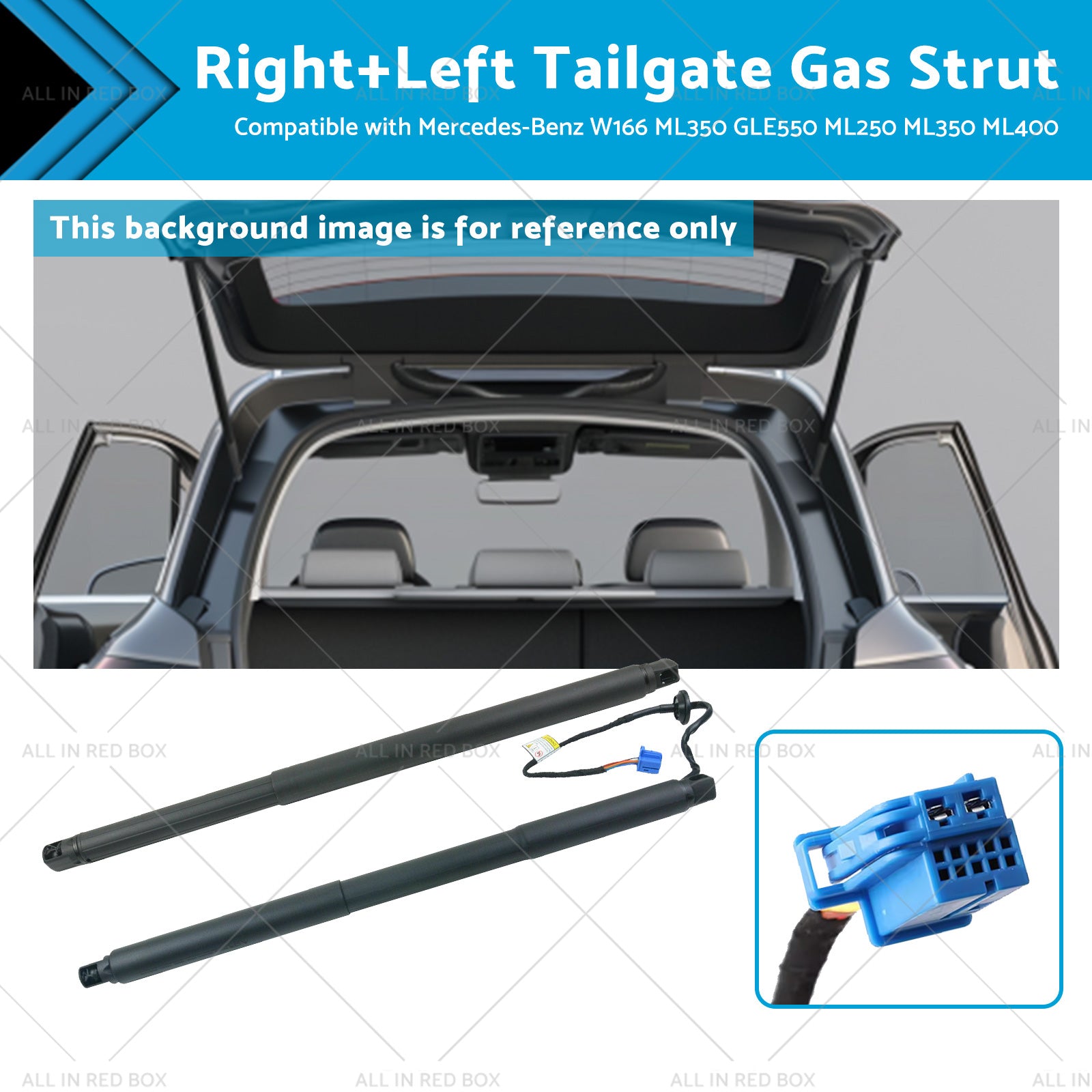 Rear Right  Left Tailgate Gas Strut Suitable for Mercedes Benz W166 ML350-0