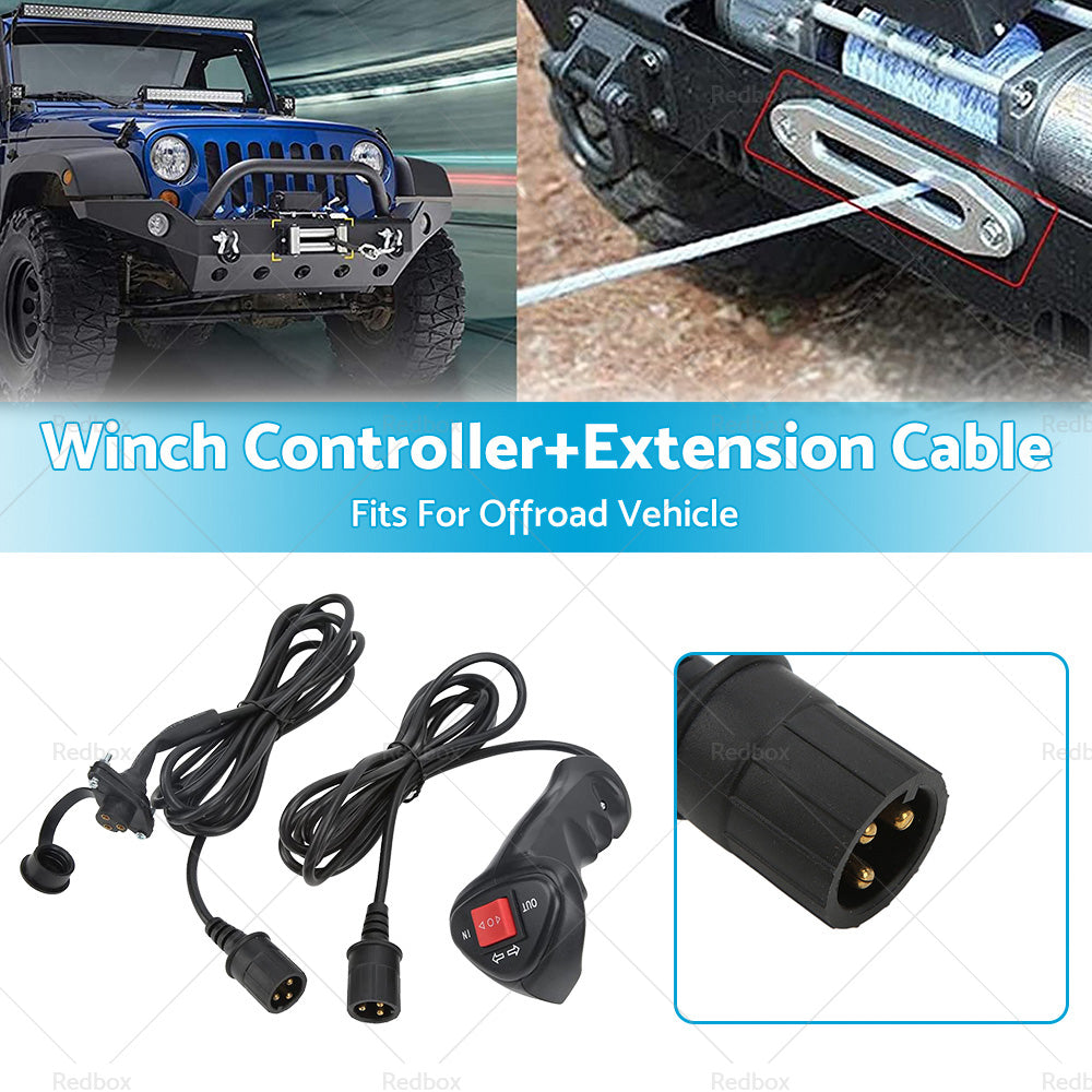 Winch Remote Controller Electric Universal Control Switch For Offroad Vehicle-2