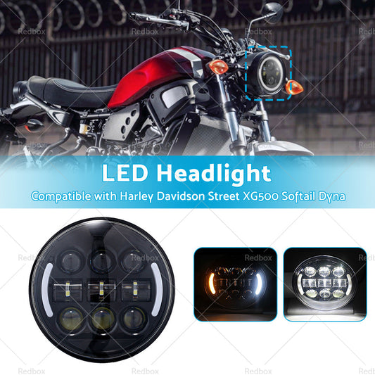 LED Motorcycle Headlight Suitable For Harley Davidson Street XG500 Softail Dyna-1