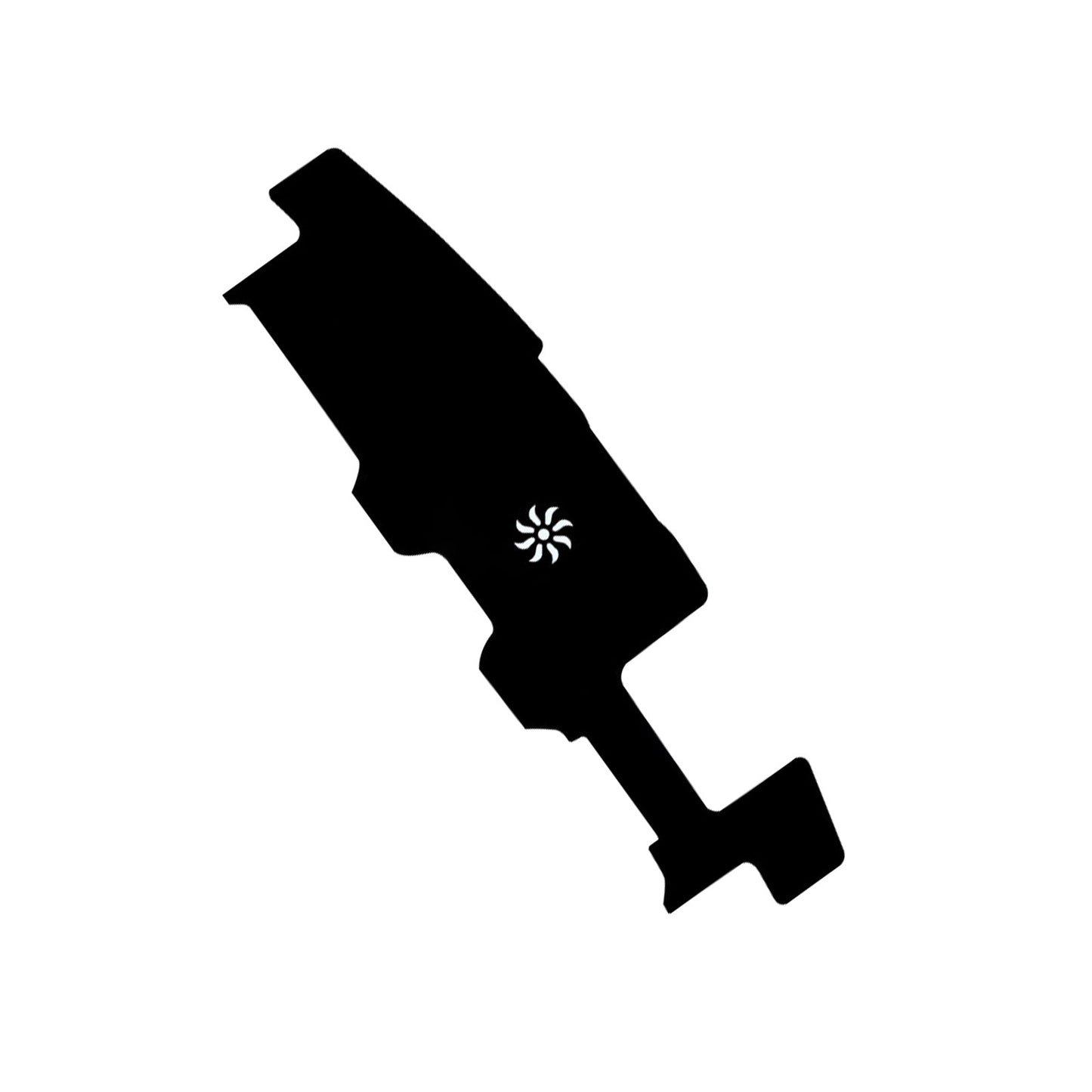 Black Dash Mat Suitable for BYD SHARK 6 with Heads Up Display 2024-2026-3