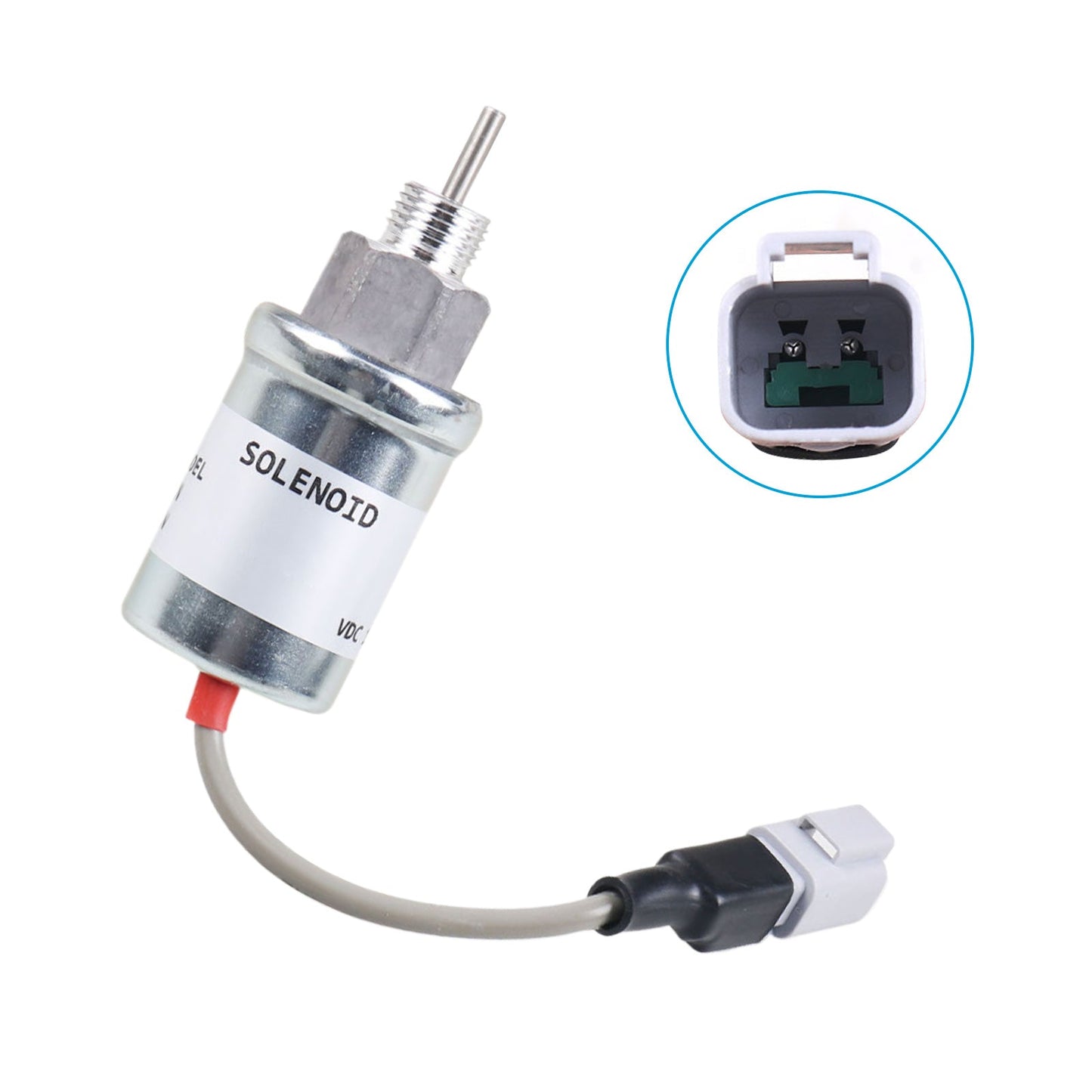 Fuel Cut-Off Solenoid 12V Suitable For Engine 3024 / 3024C / 3011C / 3013 / 3013C-3