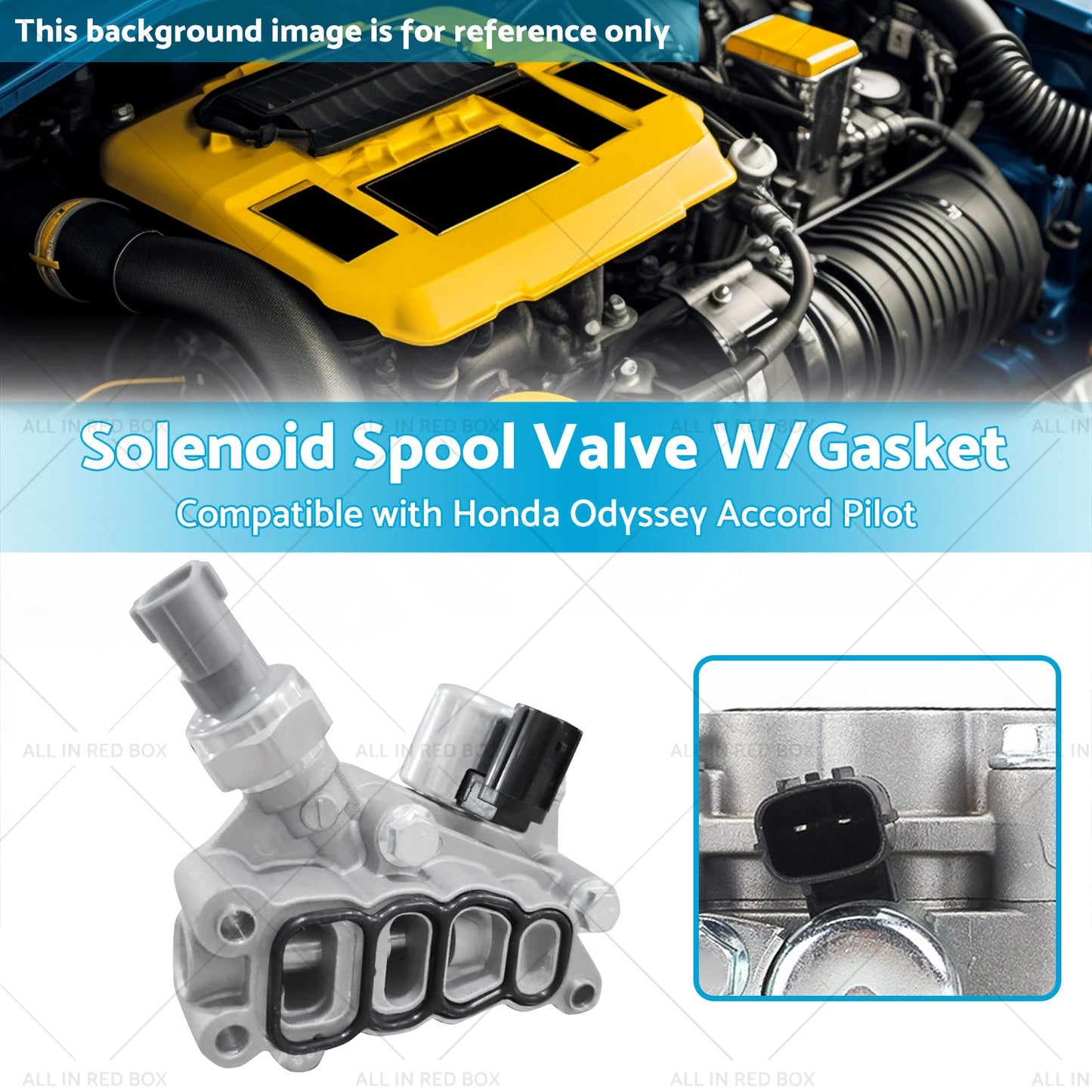 15810-RKB-J01 Solenoid Spool Valve W or Gasket Suitable for Honda Odyssey 05-07-2
