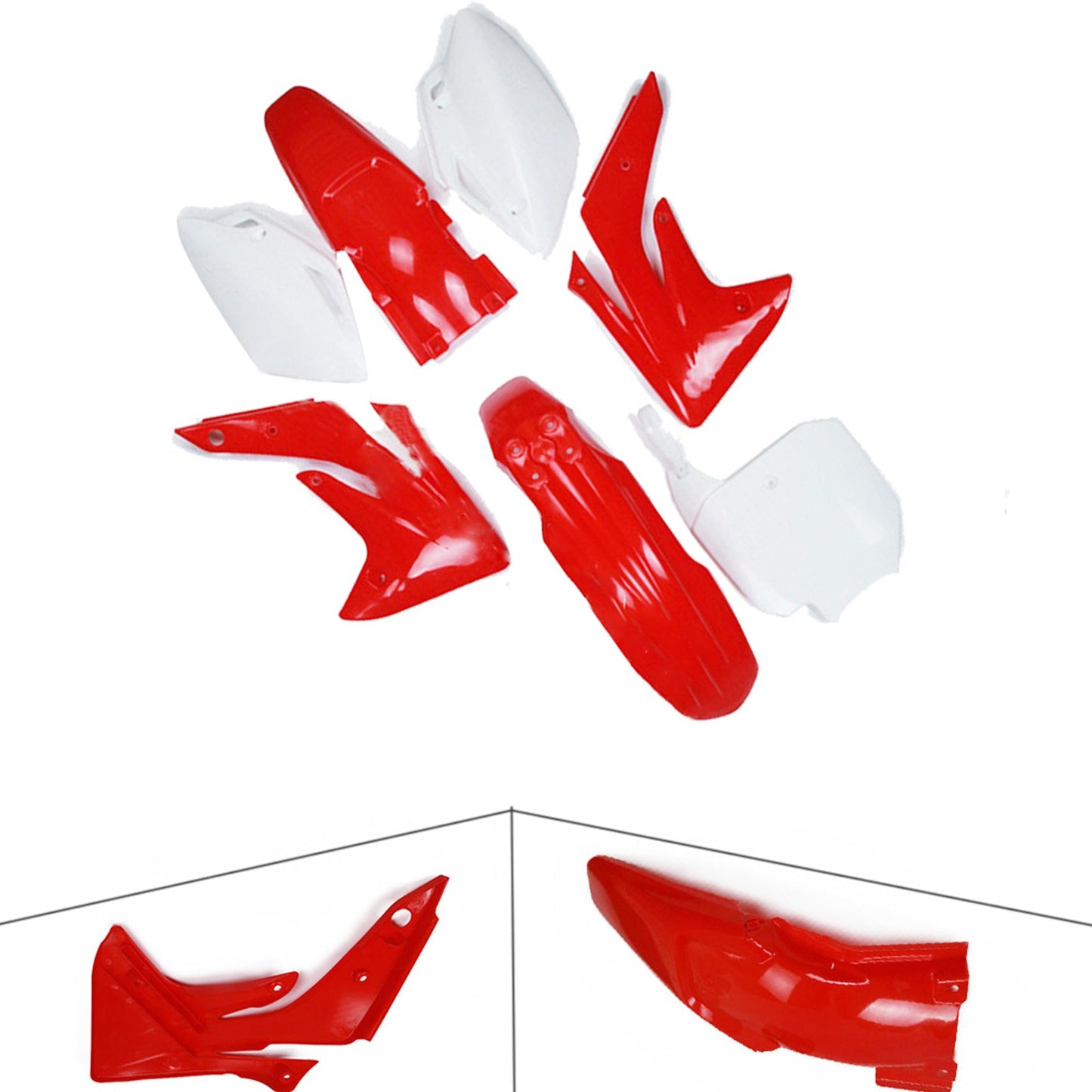 Fairing  Guard Fender Kit Suitable for Honda CRF150R 2007-2014 Models-4