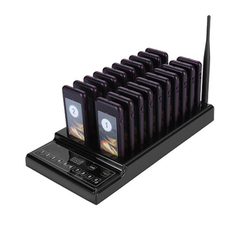 20 Restaurant Coaster Pager Guest Call Wireless Paging Queuing Calling System-2