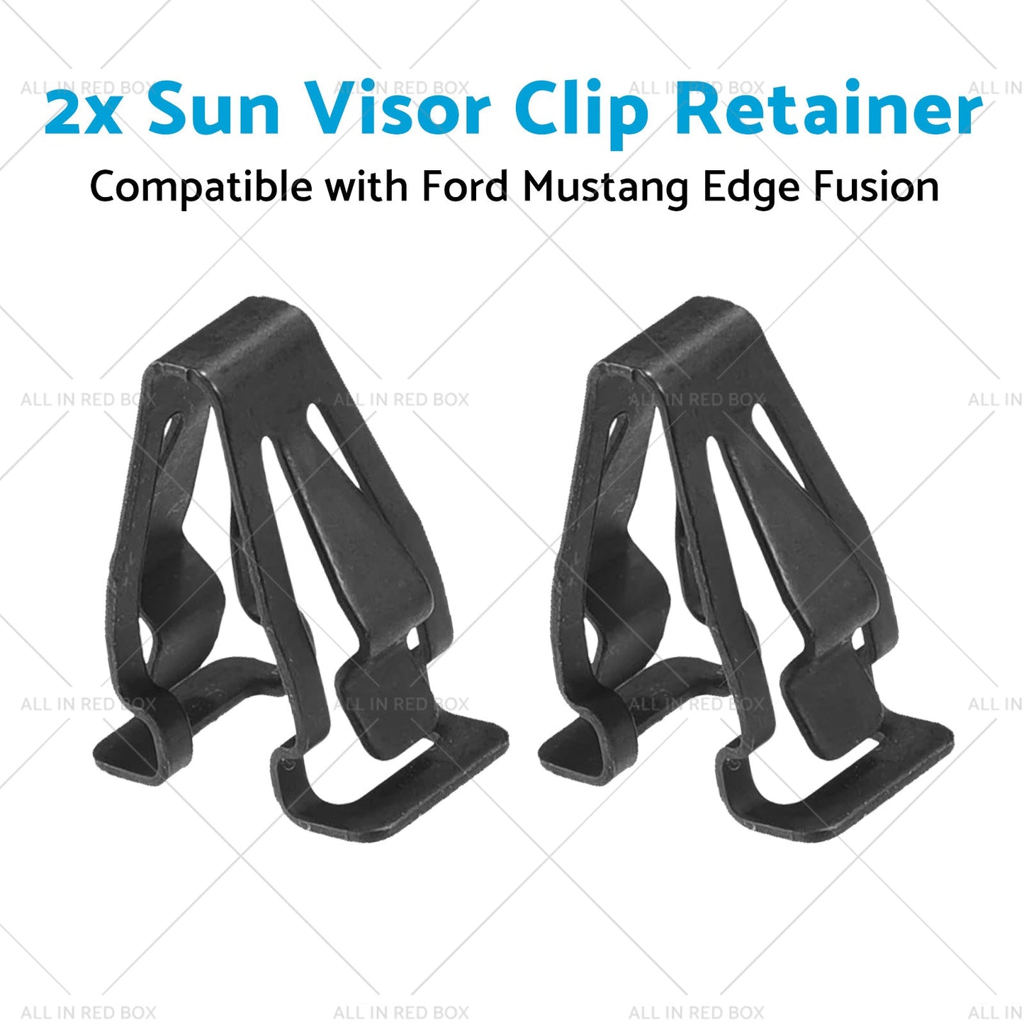 DS7Z-9904132-A 2x Sun Visor Clip Retainer Suitable for Ford Mustang Edge Fusion-4