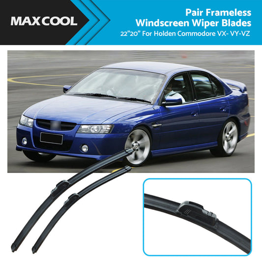 Frameless Windscreen Wiper Blades For Holden Commodore VX-VY-VZ  PAIR-0