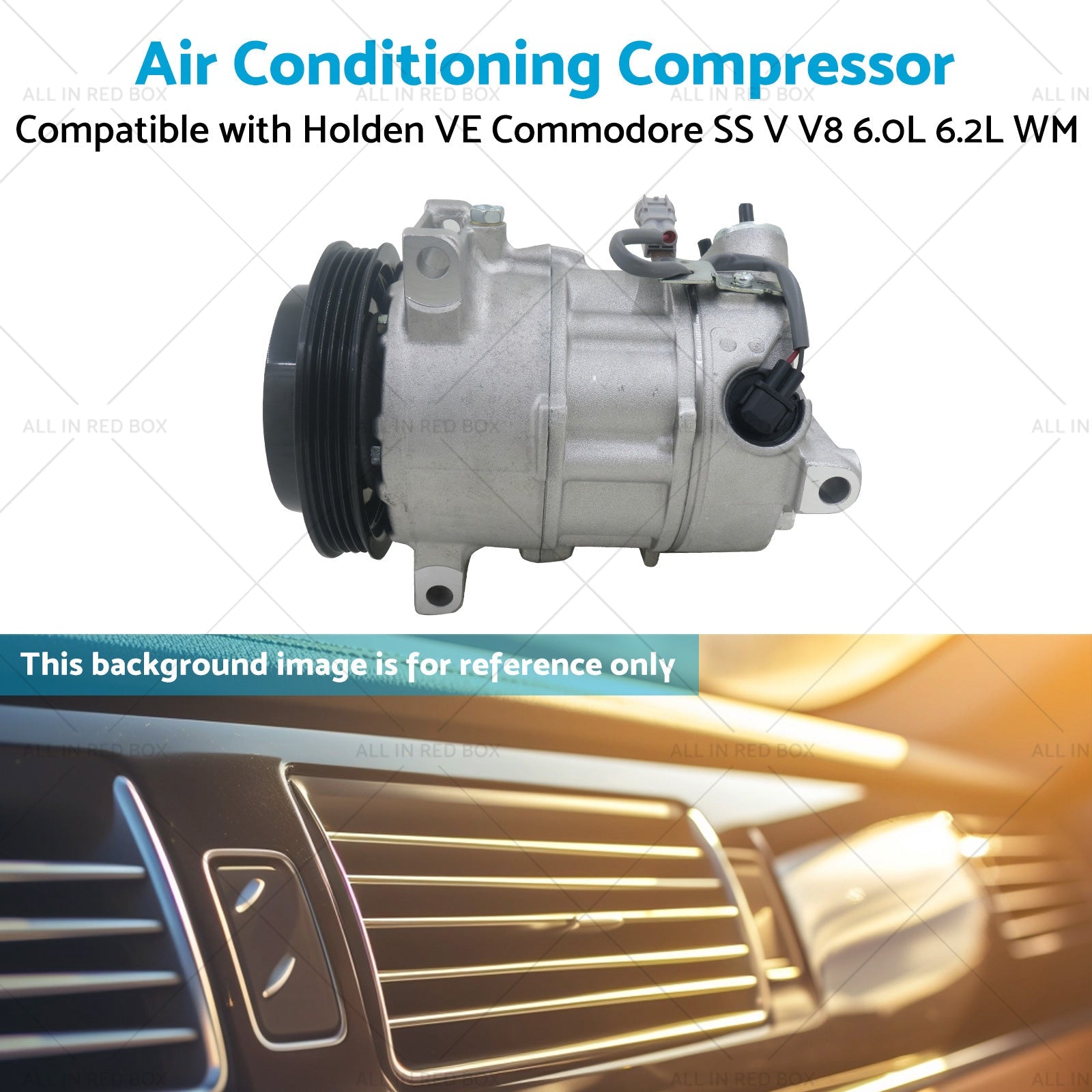 Air Conditioning Compressor Suitablefor Holden VE Commodore SS V V8 6. 0L 6. 2L WM-4
