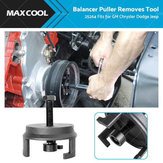 25264 Harmonic Balancer Puller Crank Pulley Puller Quickly Removes Tool For GM-0