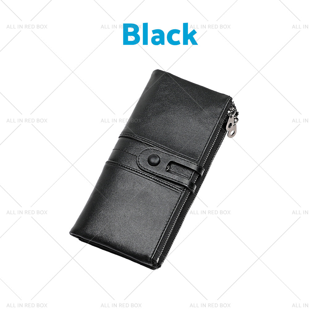 Women Ladies Leather Phone Wallet Clutch Purse Card Cash Coin Holder-4