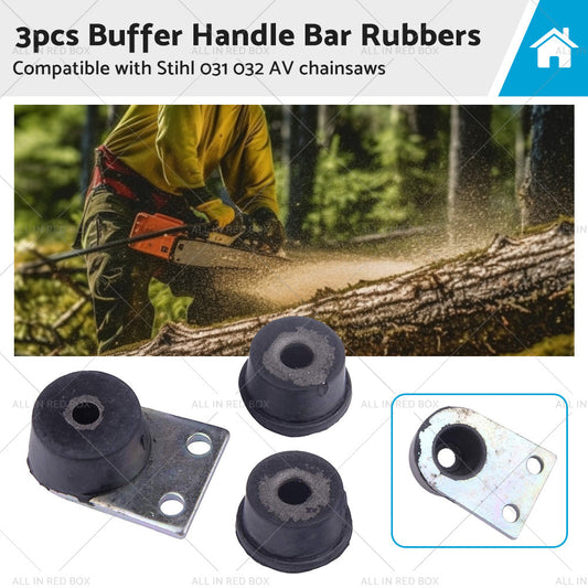 3PCS Buffer Handle Bar Rubber Suitable for Stihl 031 032 AV Chainsaw-0