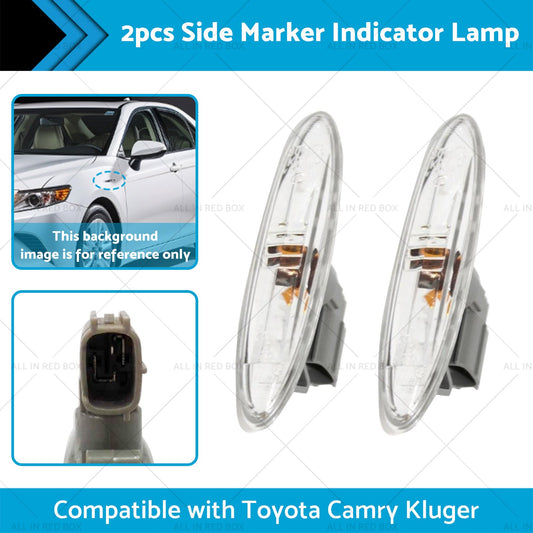 2x Turn Signal Side Marker Indicator Lamp Suitable for Camry 06-11 Kluger 07-14-1