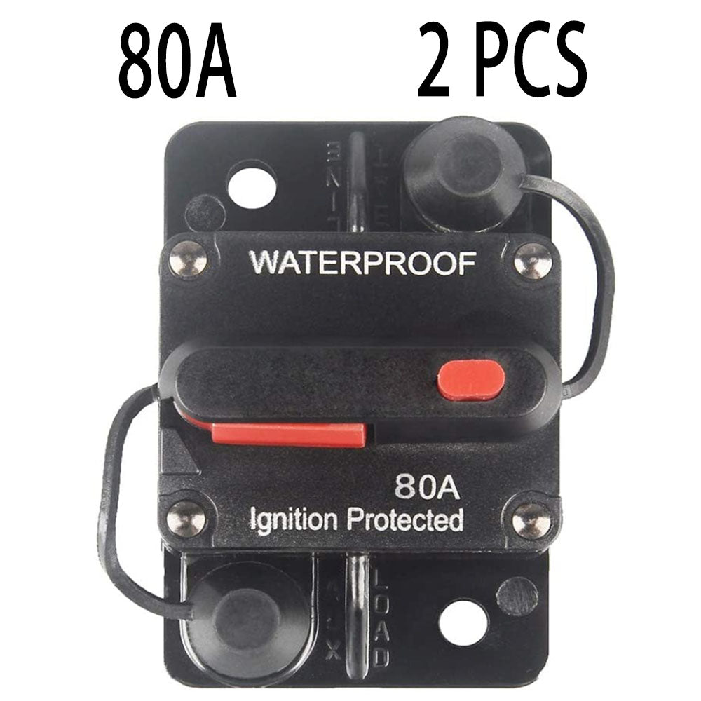 30-300AMP Car Circuit Breaker Fuse Reset Waterproof 12V-24V DC Car Boat Auto-1