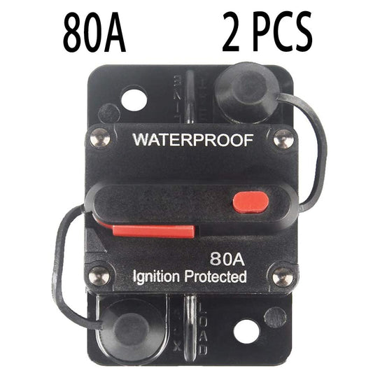 30-300AMP Car Circuit Breaker Fuse Reset Waterproof 12V-24V DC Car Boat Auto-1