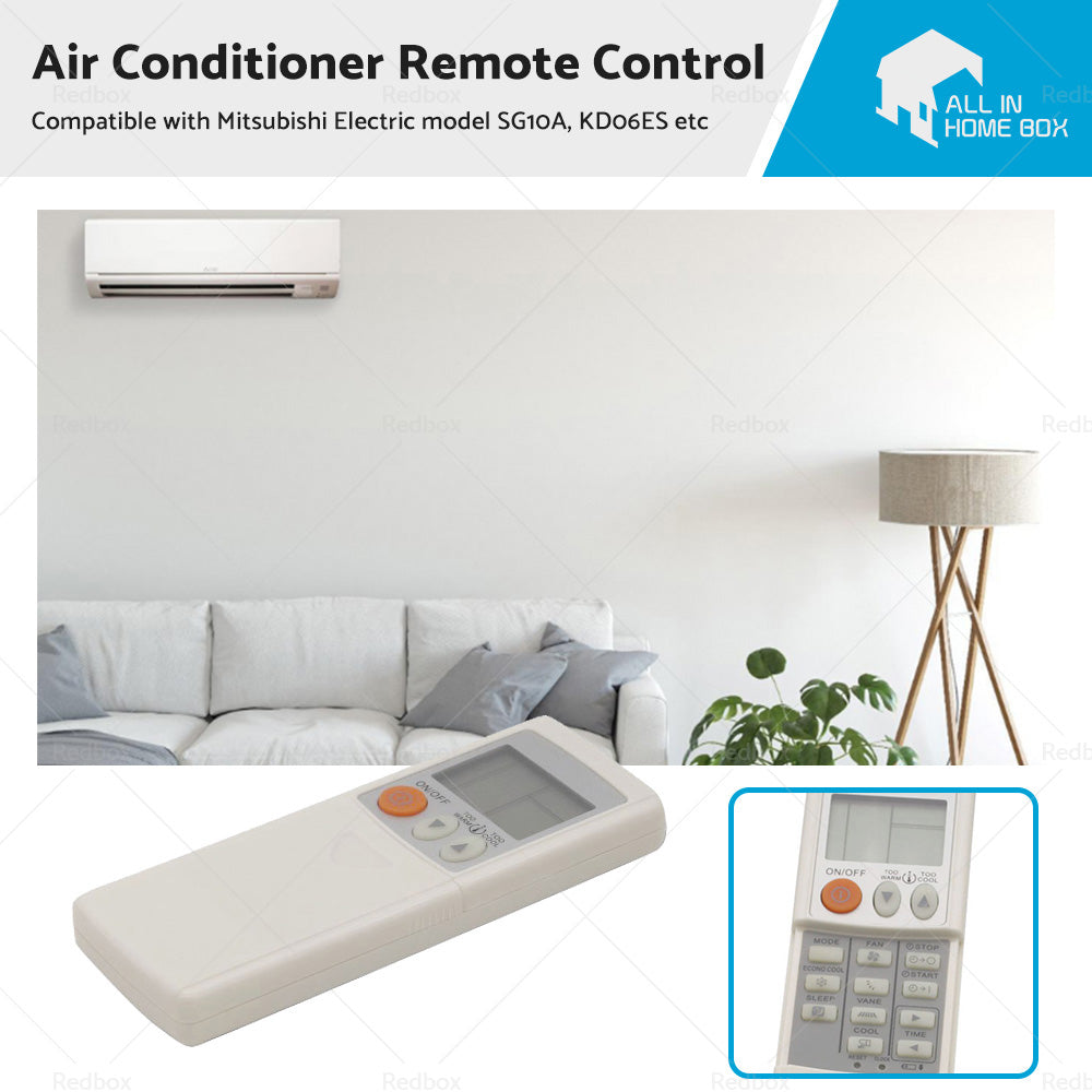 Electric Air Conditioner Replace Remote Control Suitable for Mitsubishi SG10A-0