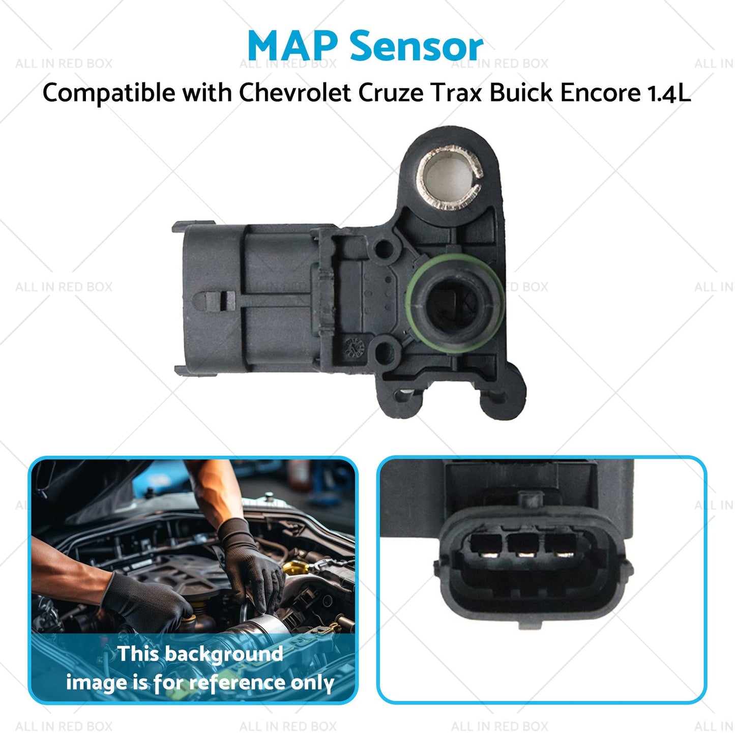 55567257 MAP Sensor Suitable for 13-20 Chevrolet Cruze Trax Buick Encore 1. 4L-3