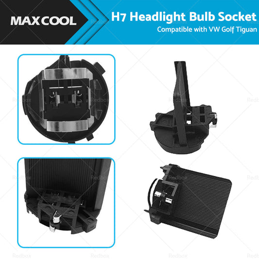 H7 Headlight Bulb Socket Retainer Holder Adapter Suitable For VW Golf Tiguan-0
