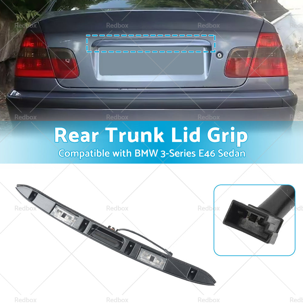 Rear Trunk Liftgate Pull Handle 51137171699 Suitable for BMW 3 Series E46 Sedan-2