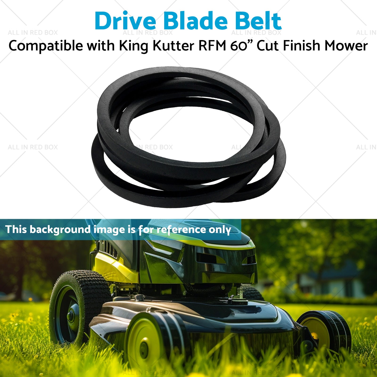 167133 Drive Blade Belt Suitable for King Kutter RFM 60 inch  Cut Finish Mower-3