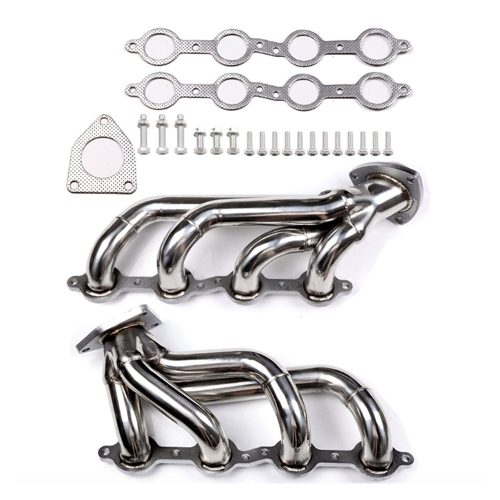 Exhaust Header Suitable For GMC Yukon Sierra 1999–2001 4.8L 5.3L 2WD 4WD EH28035-0