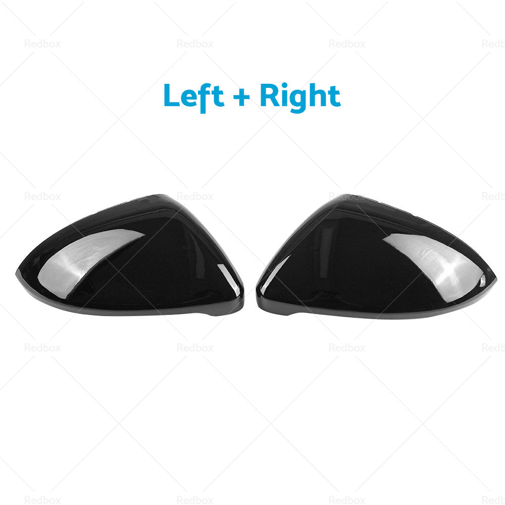 Glossy Black Mirror Cover Cap Suitable For Volkswagen VW Golf 7 MK7 R Gti 14-19-2