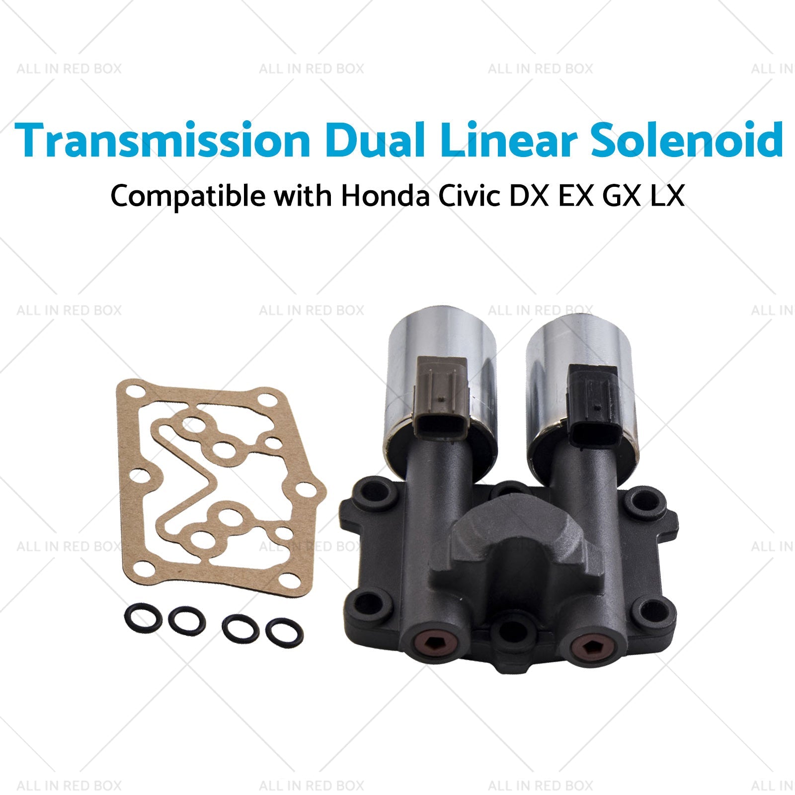 Transmission Dual Linear Solenoid Suitable for Honda Civic DX EX GX LX 2006-2011-3