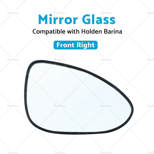 Right Side Mirror Glass Suitable for Holden Barina 2011-ON Heated Convex Base-1