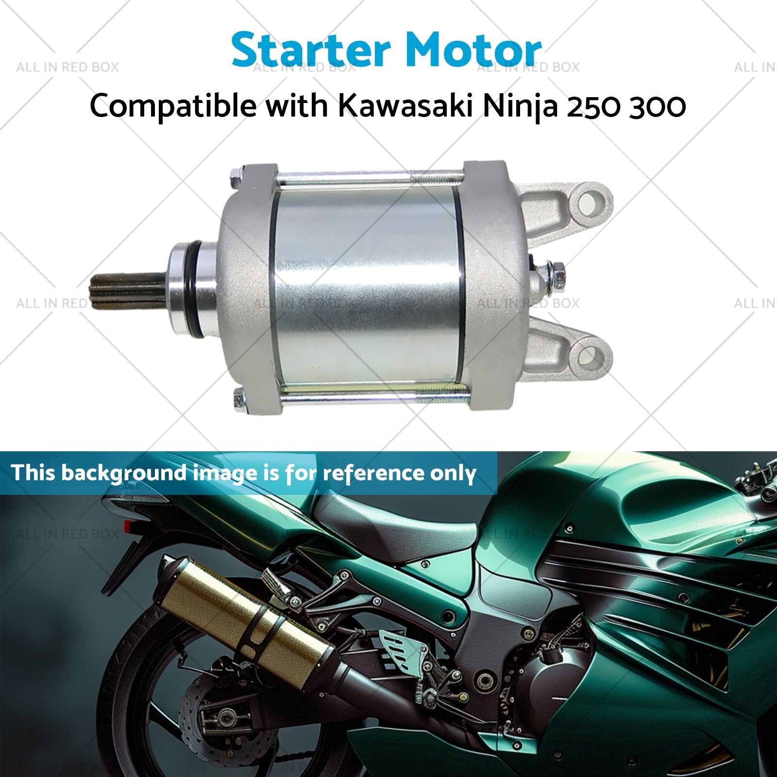 21163-0717 Starter Motor Suitable for Kawasaki Ninja 250 300 Versys-X 250 13-20-4