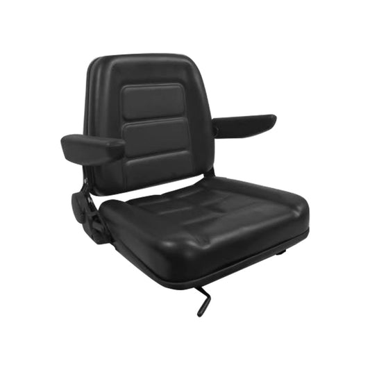 Tractor Seat Forklift Excavator Universal Suspension Backrest Truck Chair Adjust-0