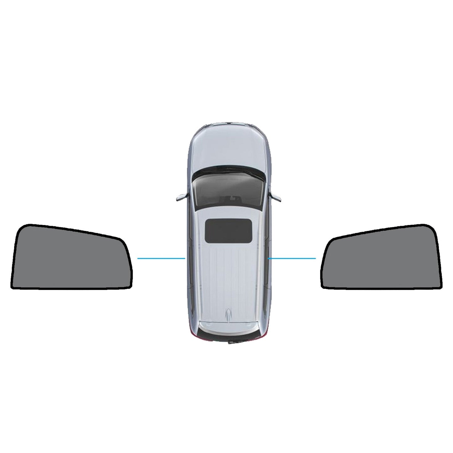 Window Sun Shades Magnetic Mesh Accessories Suitable for Mercedes-Benz GLA 20-On-2