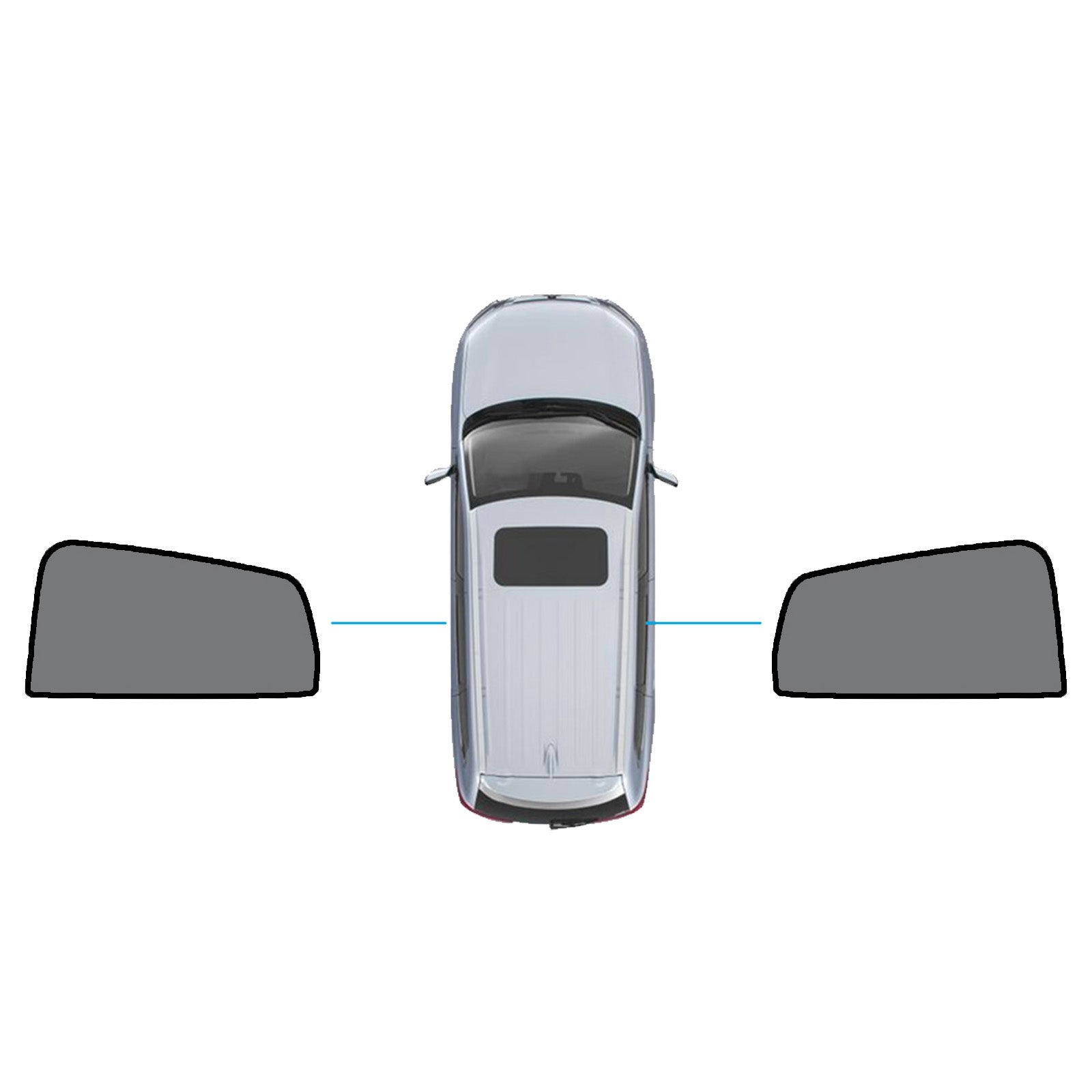 Window Sun Shades Magnetic Mesh Accessories Suitable for Mercedes-Benz GLA 20-On-2
