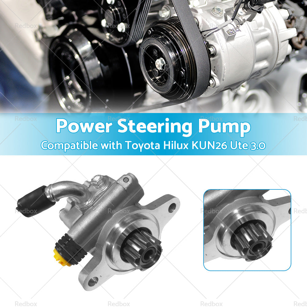 Power Steering Pump Suitable for Hilux KUN16R KUN26R 3. 0L 1KD-FTV Turbo Diesel-4