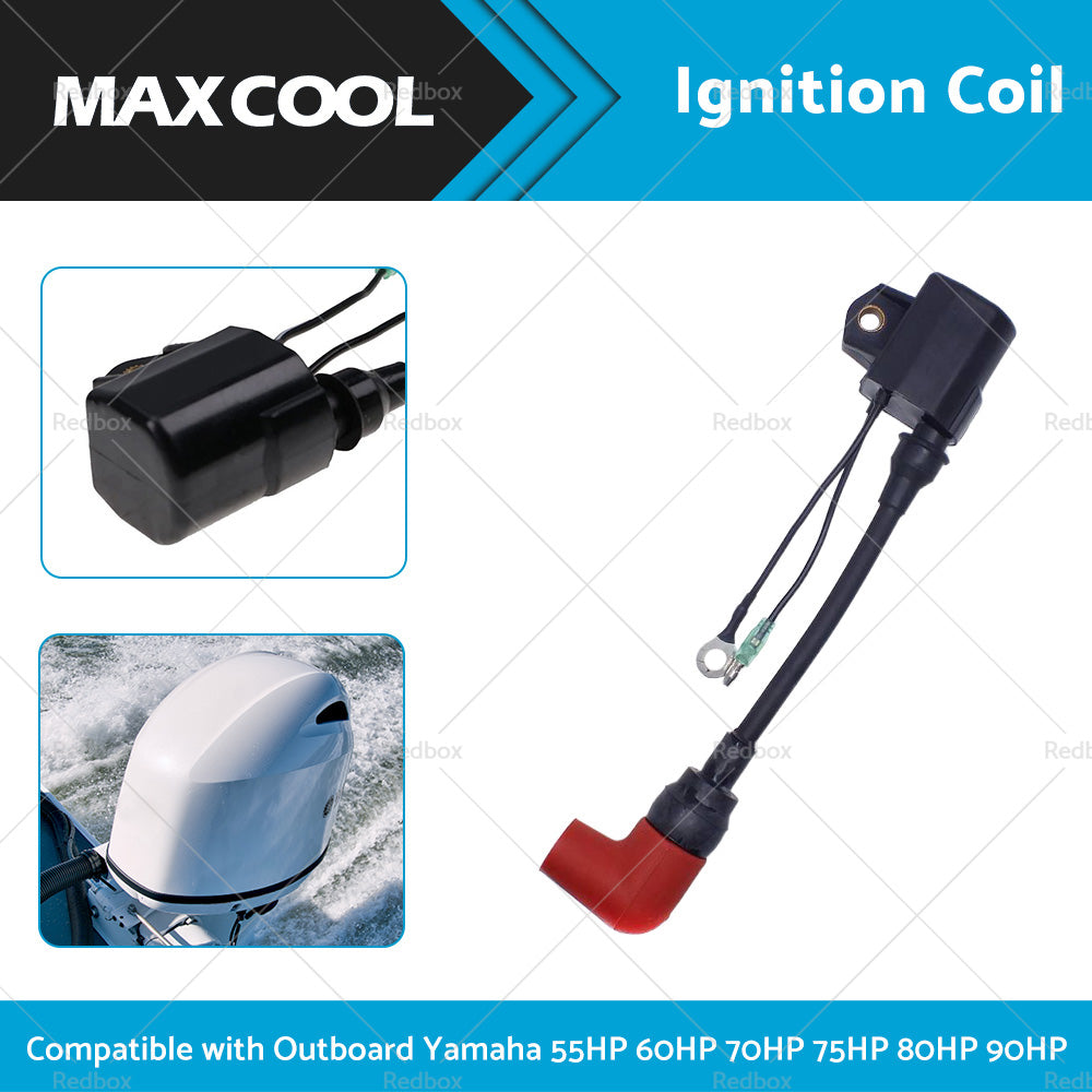 Suitable for Outboard Yamaha 55HP 60HP 70HP 75HP 80HP 90HP Ignition Coil-2