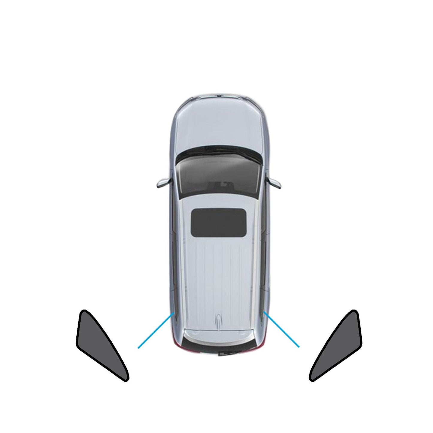 Magnetic Mesh Sun Blind Shades Suitable for Audi Q3 2011-2018 on Front/Rear-4
