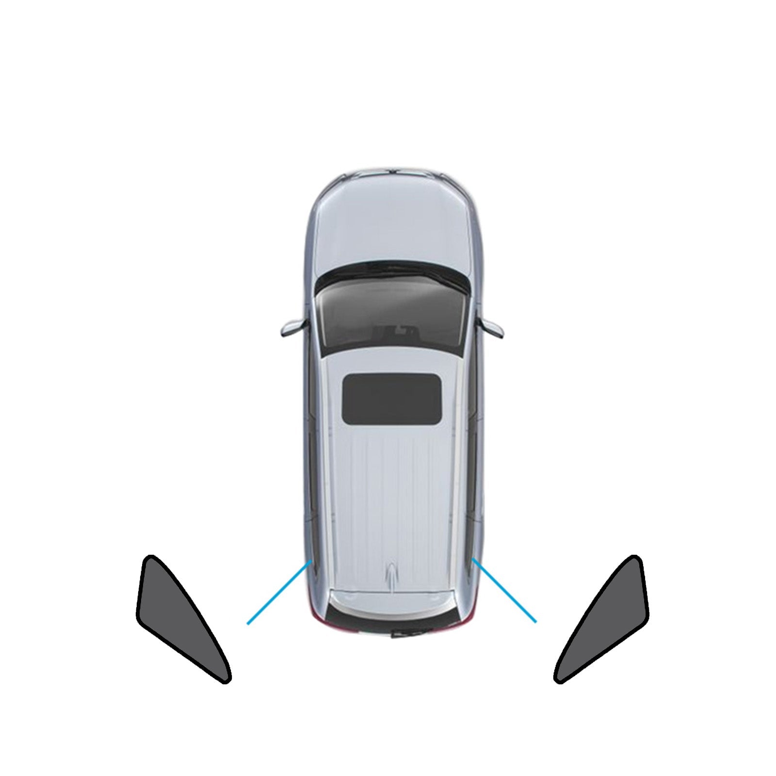 Magnetic Mesh Sun Blind Shades Suitable for Audi Q3 2011-2018 on Front/Rear-4