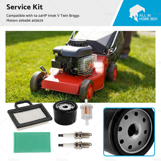 Service Kit Suitable For 14-24HP Intek V Twin Briggs Motors 499486 493629-0