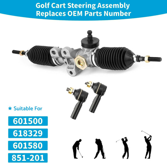 Golf Cart Steering Gear Box Assembly Suitable For EZGO RXV 2008 on 603865 604614-1